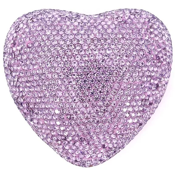 NEW Sparkling Swarovski Rhinestone Crystal Heart Bling Jewelry Ring Box … - Picture 17 of 17
